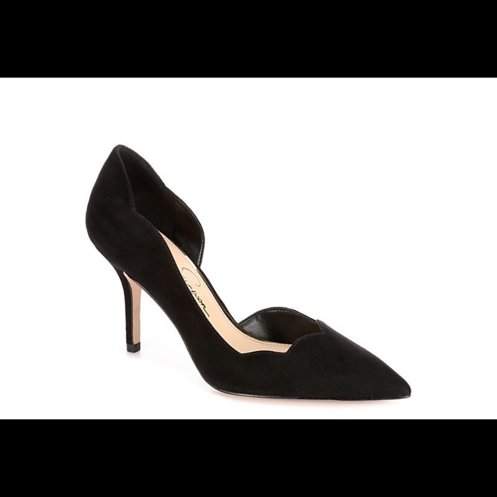 Jessica Simpson Black Suede Pumps